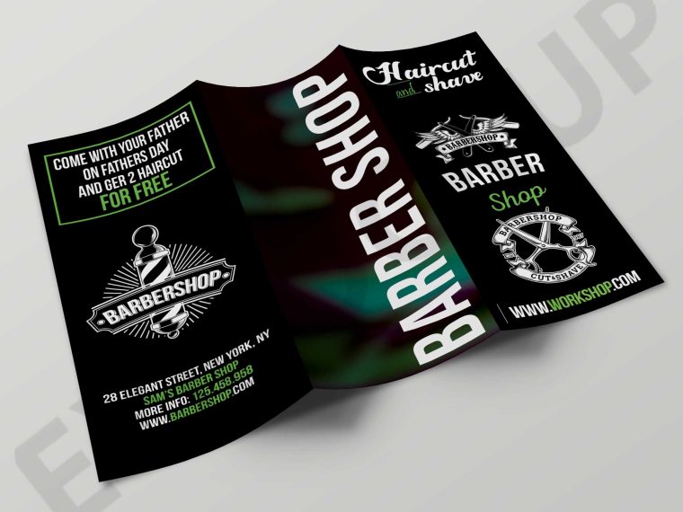 Barber Tri-Fold Brochure