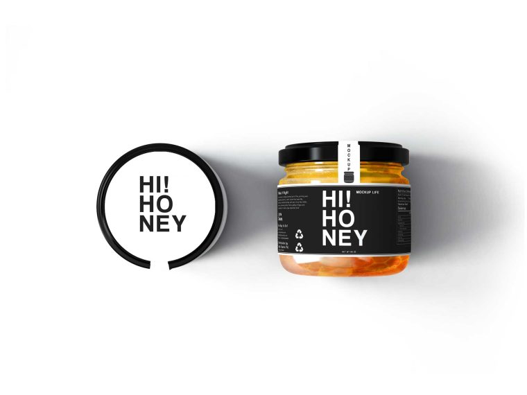 Honey Jar Label Mockup