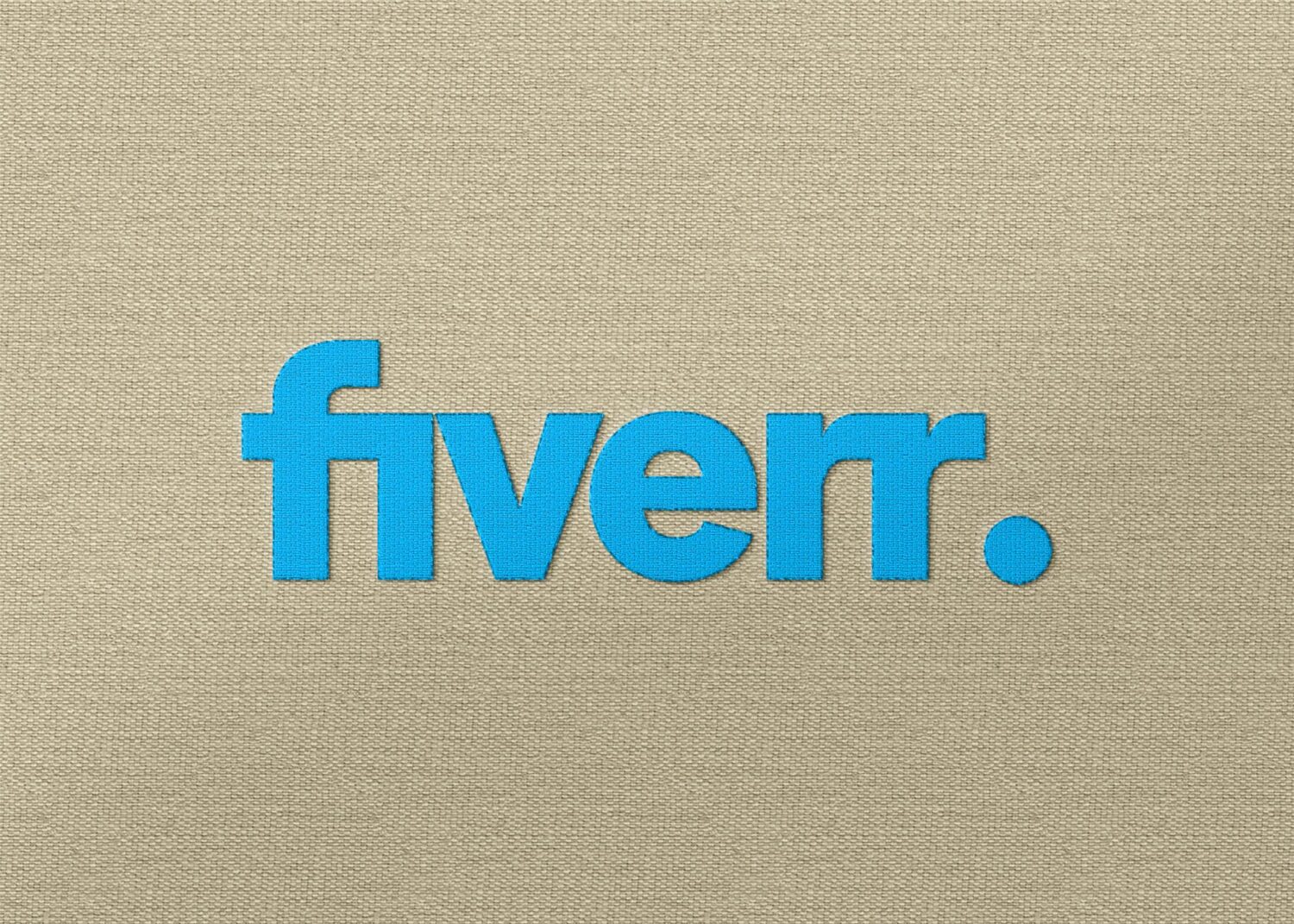 fiverr Plain Embroidery Logo Mockup