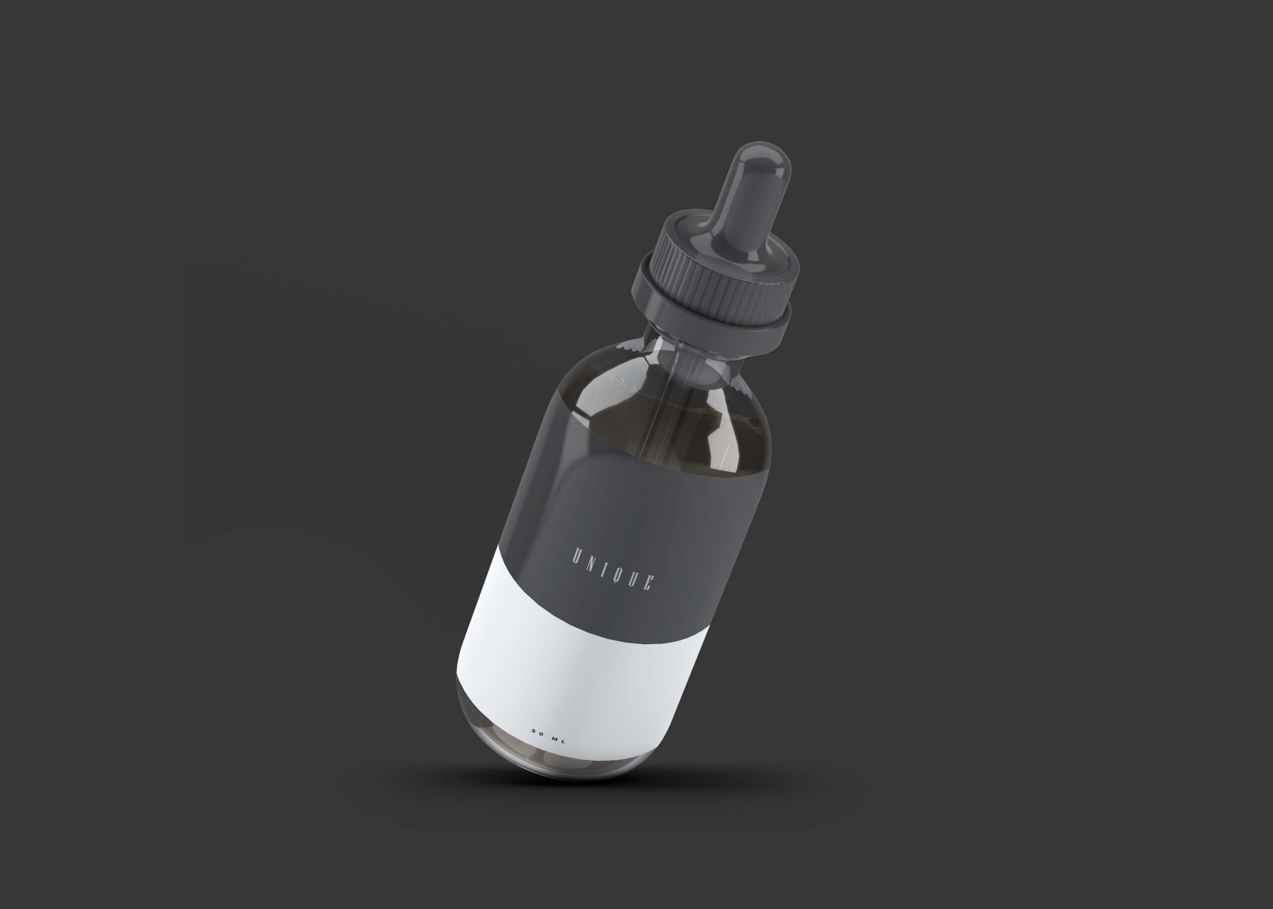 Free PSD Dropper Bottle Mockup